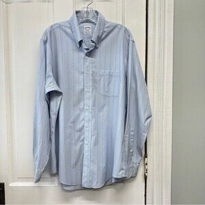 Vintage Brooks Brothers slim fit‎ long sleeve button down shirt men's large